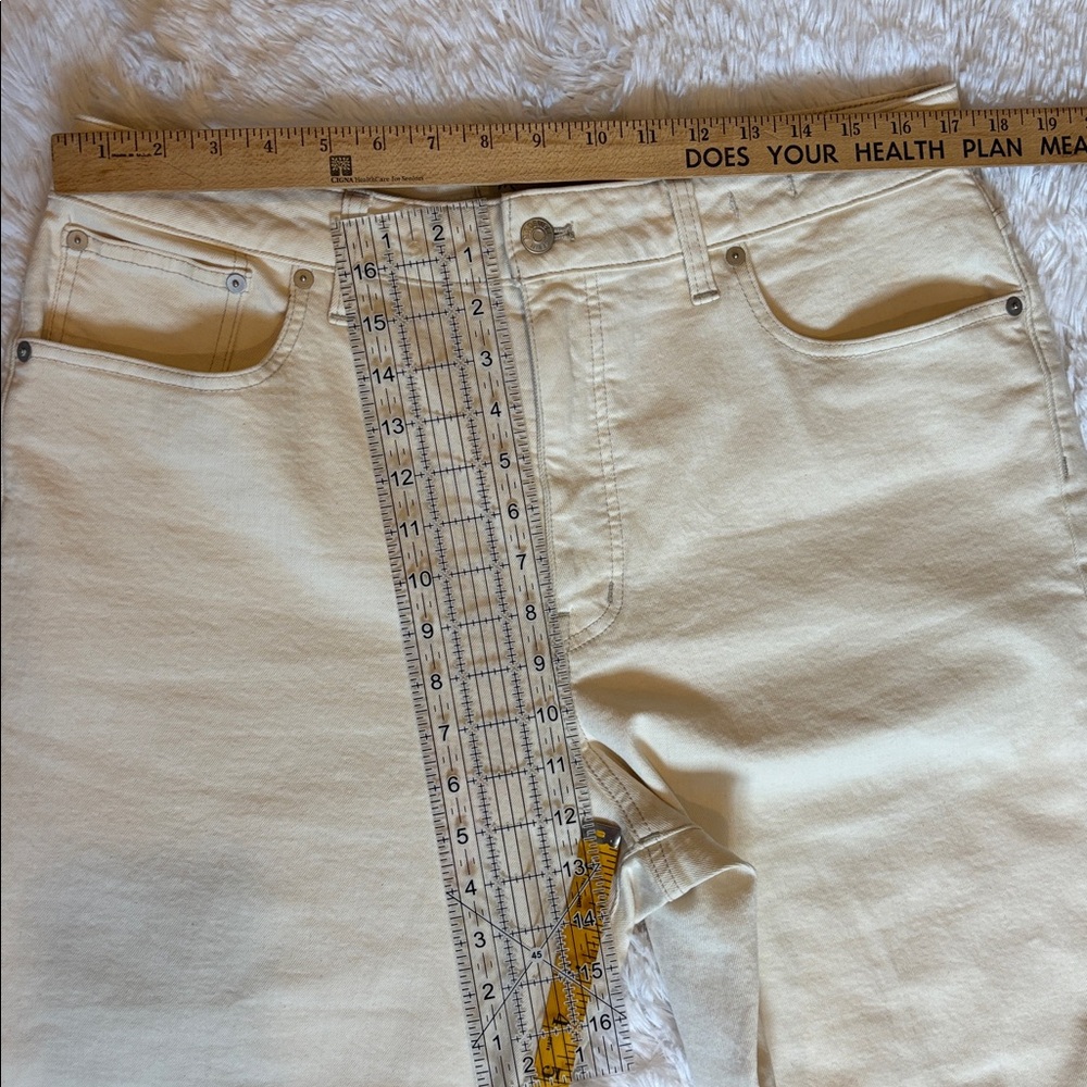 Madewell Curvy 90s Straight Waist 32 raw edge hem Crop - Picture 10 of 14